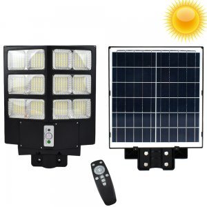 Αδιάβροχος Ηλιακός Προβολέας 480LED 400W με Χρονοδιακόπτη, Ανιχνευτή Κίνησης &amp; Τηλεχειριστήριο