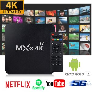 Μετατροπέας Smart TV PRO Mini Android 12.1 16GB RAM , 64GB TV Box 4K Ultra HD 5G WiFi SD , USB Quad Core