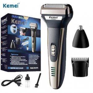 Ηλεκτρική Κουρευτική - Ξυριστική Μηχανή Trimmer 3 σε 1 Kemei