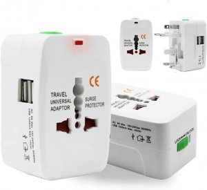 Ταξιδιωτικός Αντάπτορας Πρίζας - All in 1 (EU &amp; AU &amp; UK &amp; US Plug) Universal Travel Adaptor