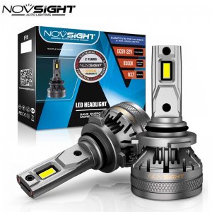 2x Novsight Λαμπτήρες LED Φώτα Πορείας Αυτοκινήτου 12,24V HB4 9006 120W (2x60W) 22000LM 6500K IP68 A500 N37