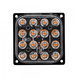 Universal Αδιάβροχο Φανάρι 16 SMD LED Ultra Bright Πορτοκαλί 48W 7000lm με 2 Λειτουργίες Φωτισμού 12, 24V