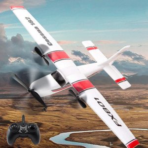 Τηλεκατευθυνόμενο Αεροπλάνο Cessna 182 RTF 2.4GHz RC με 2 Κανάλια, LED, Άνοιγμα Φτερών 35cm &amp; Τηλεχειριστήριο