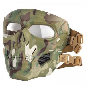 Προστατευτική Μάσκα για Κυνήγι / Paintball / Air - Soft σε Σχήμα Κρανίου Full Face Tactical Gear