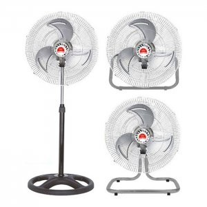 Crown 3 σε 1 Ανεμιστήρας 75W με Διάμετρο 50cm &amp; 3 Διαφορετικές Ταχύτητες Ορθοστάτης, Επιδαπέδιος &amp; Επιτοίχιος
