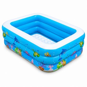 Μεγάλη Παιδική Πισίνα Φουσκωτή 150cm Μπλε-Swimming Pool