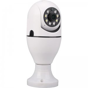 IP Κάμερα Παρακολούθησης - Ασφαλείας 1080p E27 με WiFi Εσωτερικού Χώρου με Νυχτερινή Λήψη 360 Μοίρες - Αμφίδρομη Επικοινωνία &amp; Micro SD Θύρα.