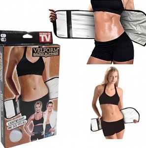 Unisex Ζώνη Παθητικής Γυμναστικής Κοιλιακών - Velform Sauna Slimmer - One Size