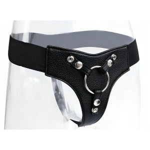 Ζώνη Εσώρουχο Strap-On με Ρυθμιζόμενους Ιμάντες - Μαύρο