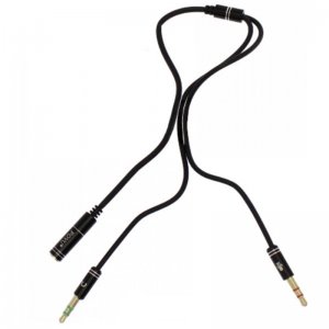 Στερεοφωνικό Καλώδιο AUX 3.5 mm Θηλυκό σε 2 x 3.5mm Jack Αρσενικά Βύσματα