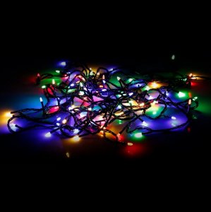 Χριστουγεννιάτικα Λαμπάκια RGB - 100 LED 220V - Με 8 Διαφορετικά Προγράμματα Φωτισμού - 10 Μέτρα