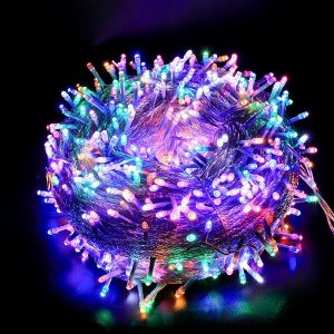 Χριστουγεννιάτικα Λαμπάκια RGB - 300 LED 220V - Με 6 Διαφορετικά Προγράμματα Φωτισμού - 21 Μέτρα