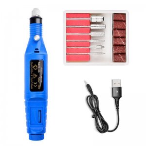 Τροχός Νυχιών Μεταβλητής Ταχύτητας 20000rpm 9W Μπλἐ
