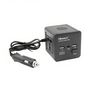 Olesson Inverter Αυτοκινήτου 150W για Μετατροπή 12V - 24V DC σε 220V AC με 2 Θύρες USB &amp; 1 Θύρα Type-C