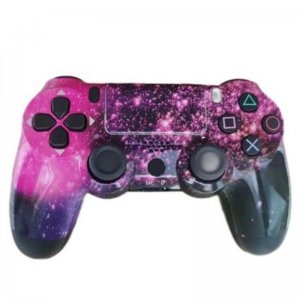 Ασύρματο Χειριστήριο Gamepad PS4   Doubleshock - Συμβατό με PS TV PS Now Wireless Controller Space Pink