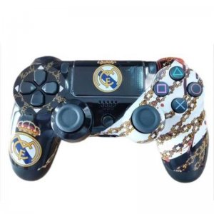 Ασύρματο Χειριστήριο Gamepad PS4   Doubleshock - Συμβατό με PS TV PS Now Wireless Controller Real Madrid