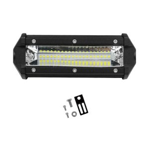 LED Αδιάβροχο IP68 Προβολάκι - Μπάρα Αλουμινίου για Οχήματα 72W - 12V-24V 10cm - 20 SMD 5760LM 6000K