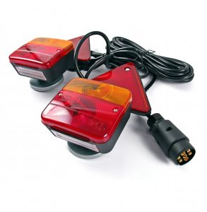 Σετ 2x Μαγνητικά Φώτα 12V για Ρυμουλκούμενα