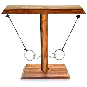 Ξύλινο Επιτραπέζιο Παιχνίδι Βολής “Ring Toss Game” για Παιδιά και Ενήλικες