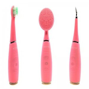 Andowl Ηλεκτρική Συσκευή Καθαρισμού Δοντιών Water Flosser  Dental Scaler - Ροζ