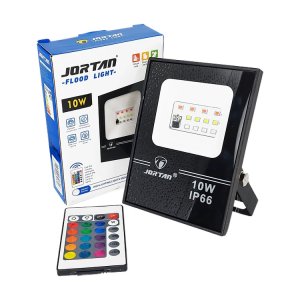 Αδιάβροχος LED RGB Προβολέας 10W με Τηλεχειριστήριο - JORTAN
