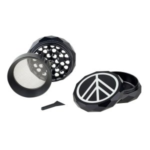 Μεταλλικό Κοφτερό Grinder 63mm 3 parts - Τρίφτης Ξηρών Βοτάνων NORDDAMPF Υψηλής Κόψης με Δίσκο Συλλογής Βοτάνων