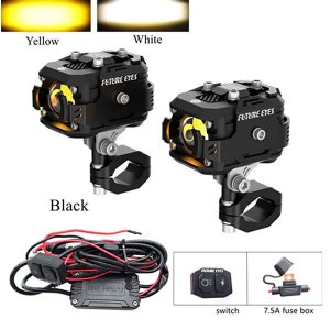 Future Eyes F150 Αδιάβροχοι Προβολείς LED Μοτοσυκλέτας Hi/Lo 12V 8000LM σετ 6500K 3000K