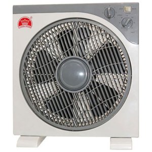CROWN Ισχυρός Επιδαπέδιος Ανεμιστήρας Box Fan 40W 3 Ταχυτήτων με Χρονοδιακόπτη
