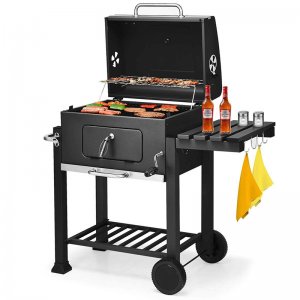 Ψησταριά BBQ Grill Master 115x56x108cm - Μαύρη
