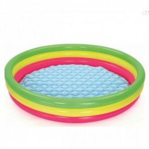 Παιδική Στρογγυλή Φουσκωτή Πισίνα PVC 152x152x30εκ. - Bestway
