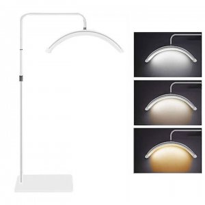 Επαγγελματική Λάμπα-Φωτιστικό Δαπέδου Half Moon Lamp 36W με Θερμό Λευκό Φως και 3 Επίπεδα Φωτεινότητας