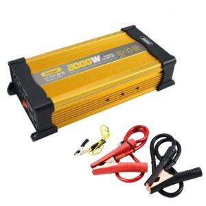 2000W Inverter Αυτοκινήτου Τροποποιημένου Ημιτόνου για Μετατροπή 12V DC σε 220V AC