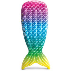 INTEX Φουσκωτό Στρώμα Θαλάσσης - Πισίνας Πολύχρωμη Ουρά Γοργόνας 178x71x18cm