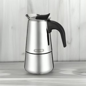 Καφετιέρα 200 mL για Espresso από Ανωξείδωτο Ατσάλι - Hoomei