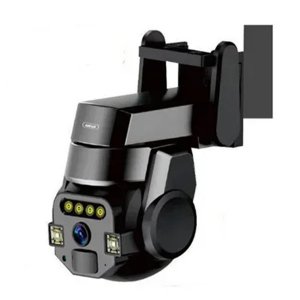 Ασύρματη Κάμερα Παρακολούθησης CCTV Wi-Fi 4K με Νυχτερινή Όραση, Μικρόφωνο και Φακό Andowl σε μαύρο Χρώμα