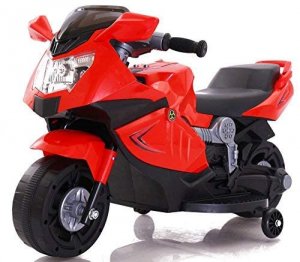 Παιδική Ηλεκτροκίνητη Μηχανή με Φωτισμό LED &amp; Αναπαραγωγή Μουσικής USB MP3