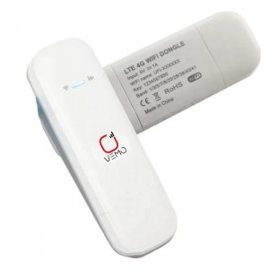 Ασύρματο Φορητό USB 4G LTE Hotspot Ρούτερ Micro SIM – Wi-Fi Τσέπης με Μέγιστη Ταχύτητα 150Mbps Λευκό