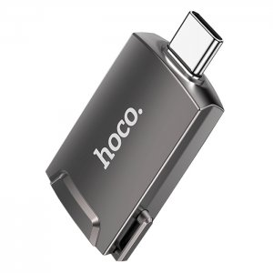 Μετατροπέας Type C Male σε HDMI Female με Λειτουργία OTG και Ανάλυση έως και 4Κ Μαύρο Hoco