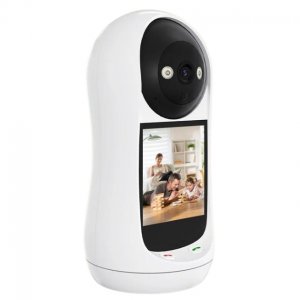 Έξυπνη Κάμερα WiFi 1080P HD με οθόνη 2,8 Ιντσών, Αμφίδρομη Επικοινωνία, Ανίχνευση Κίνησης &amp; Έγχρωμη Νυχτερινή Όραση