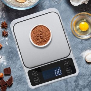 Ψηφιακή Ζυγαρία Κουζίνας 1-10Kg με Ακρίβεια 1 Γραμμαρίου και Πολλαπλές Μονάδες Μέτρησης Βάρους - Aerbes