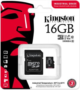 Κάρτα Μνήμης Kingston MICROSDXC 16GB CLASS 10 και Αντάπτορας SD Plus U1 80MB/s