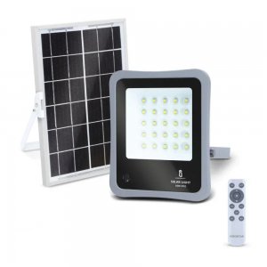 Aigostar Αδιάβροχος Ηλιακός Προβολέας Dimmable LED 50W Ψυχρό Λευκό 3,2V IP65 με Ενσωματωμένη Μπαταρία και Τηλεχειριστήριο