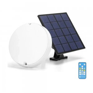 LED Dimmable Αδιάβροχο Ηλιακό Φωτιστικό Οροφής 50W με 3 Ρυθμίσεις Φωτισμού και Τηλεχειριστήριο - Aigostar