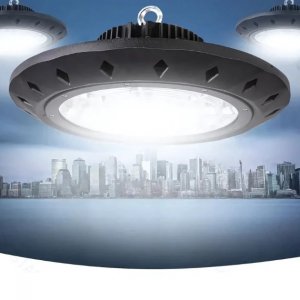 Αδιάβροχο UFO-High Bay Φωτιστικό SMD LED Καμπάνα 230V 18000lm - Ψυχρού Λευκού Φωτισμού - Aigostar