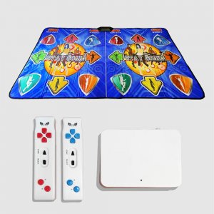 Fit and Game-Διαδραστική Παιχνιδομηχανή με 2 χειριστήρια και Αθλητικό Χαλί