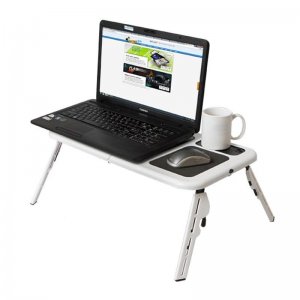 Φορητό, Aναδιπλούμενο Τραπεζάκι για Laptop με 2 Ανεμιστηράκια