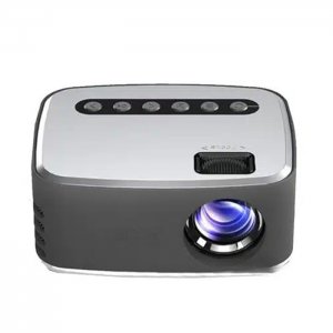 Φορητός Προτζέκτορας - Mini Projector LED με Χειριστήριο και Ενσωματωμένο Ηχείο HDMI Analog Audio USB σε Μαύρο Χρώμα