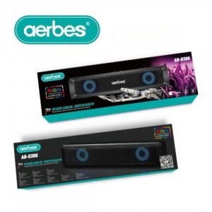 Ασύρματο Ηχείο Bluetooth  Soundbar με RGB Φωτισμό για Υπολογιστές &amp; Τηλεοράσεις