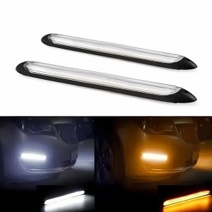 Σετ Universal LED Φώτα Ημέρας και Βηματικά Φλάς Αυτοκινήτου 16cm 2τμχ