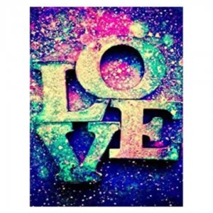 Σετ Χειροτεχνίας Ψηφιδωτό Diamont Dotz 50 x 40cm - Love